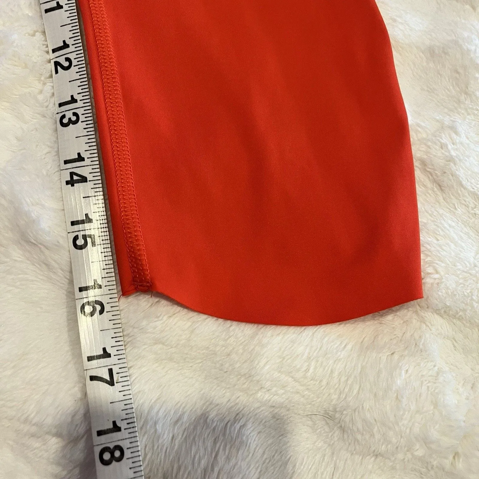 New With Tags Athleta Velocity Stash Pocket Crop Tight, Bolero Orange Size Small - Image 3