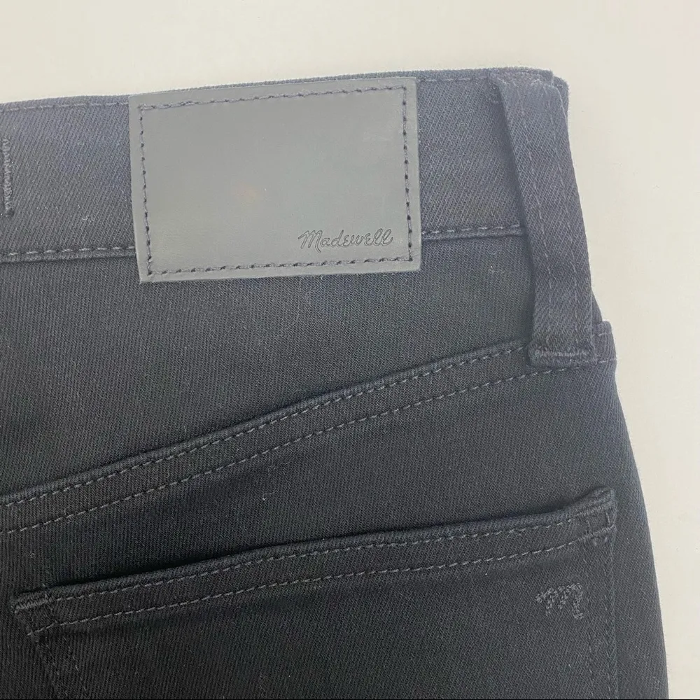 Madewell 10” High Rise Skinny Jeans Tencel Denim Edition: Lunar Black Wash - Image 7