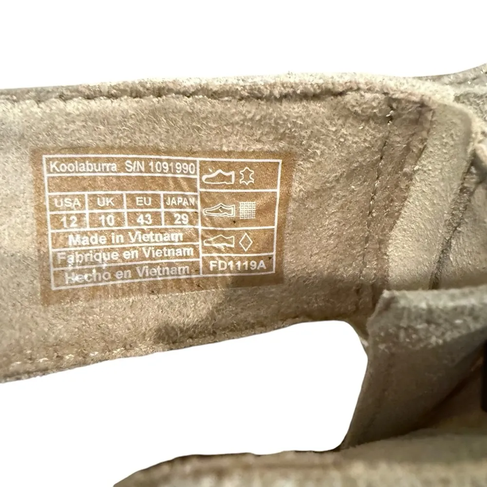 Koolaburra UGG Saige ankle strap open toe fringe tassel suede women’s 12 sandal - Image 4