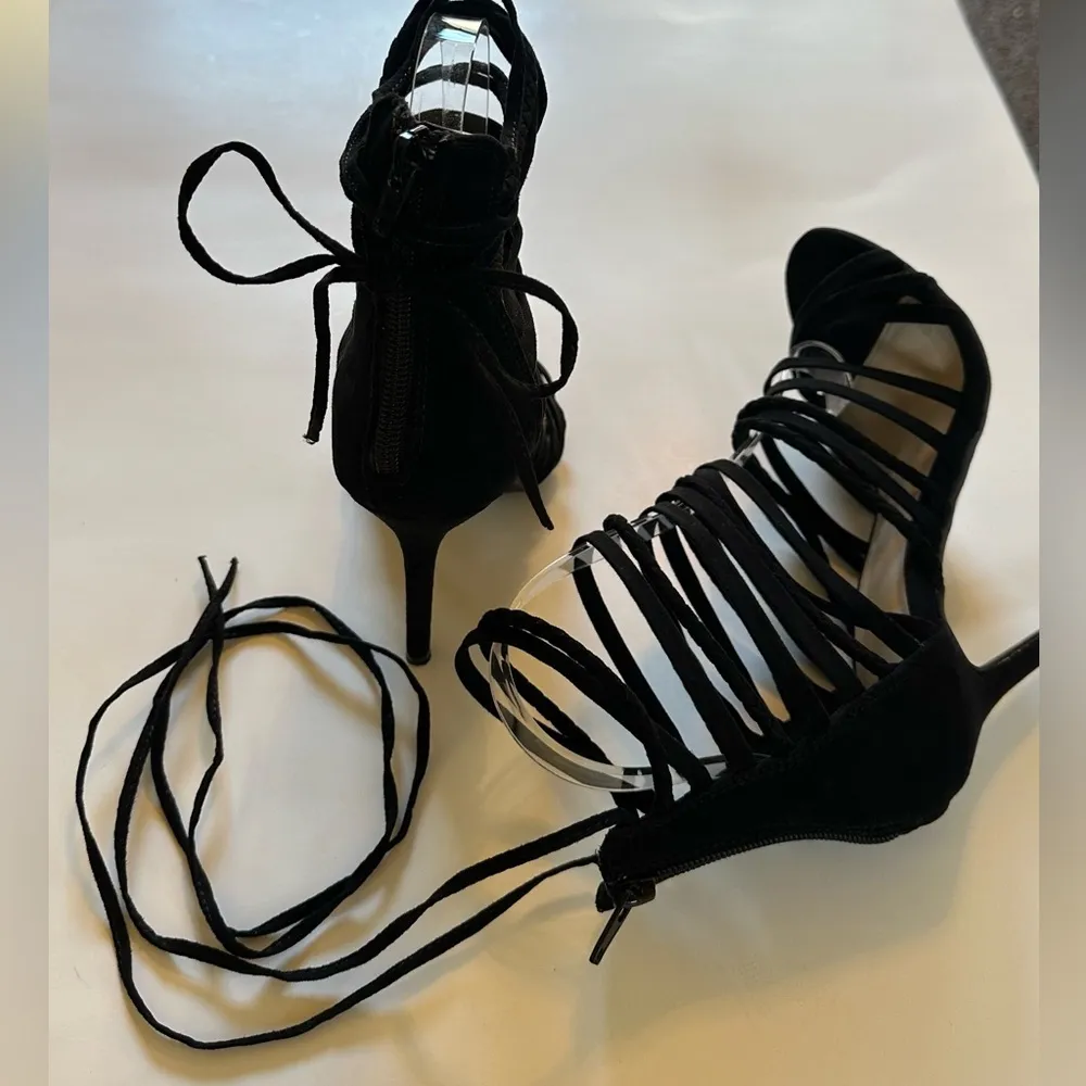 Wild Diva womens Open Toe Strappy Sandals for Women 5.5 cocktail night out party - Image 12