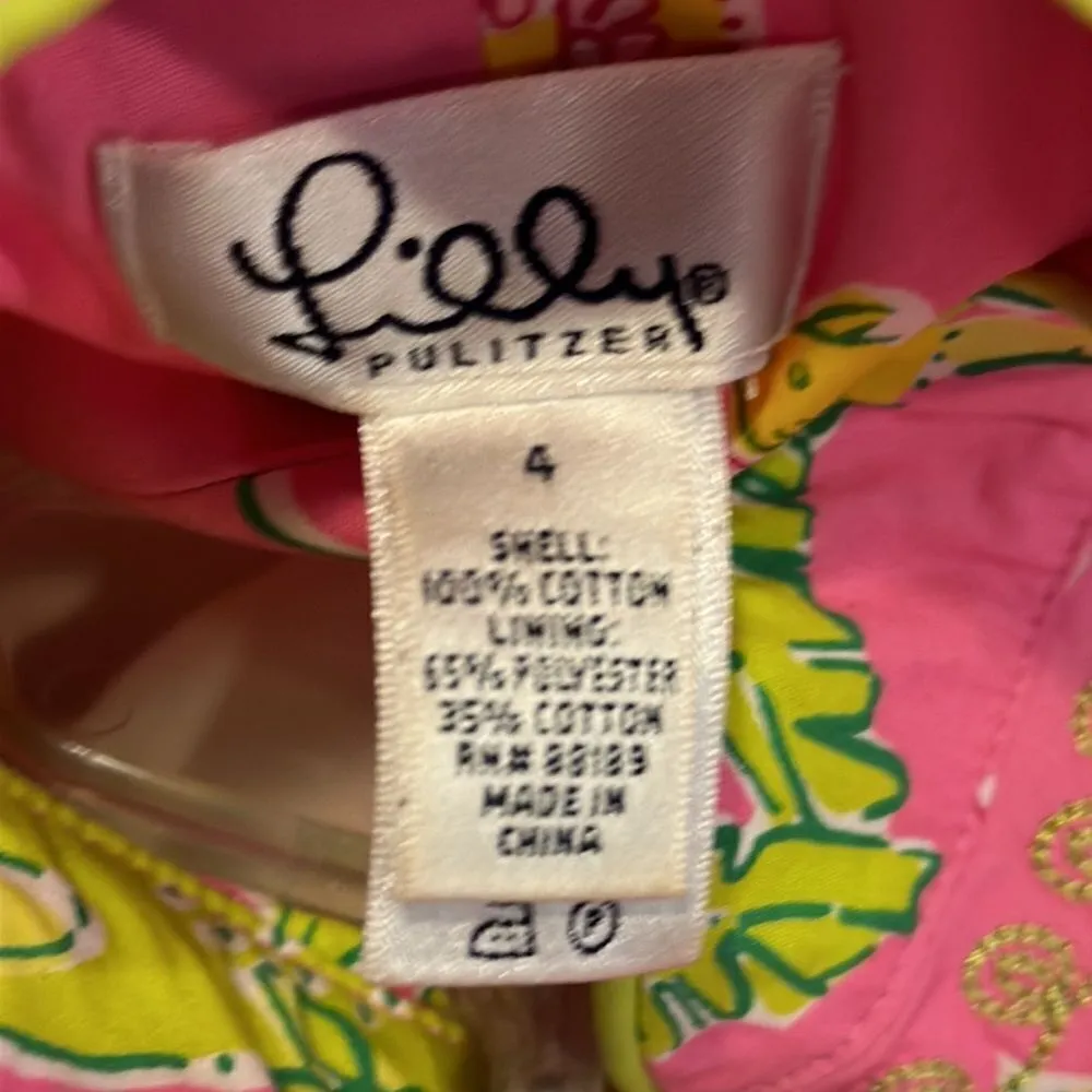 Lily Pulitzer Women’s Pink Flamingo Palm Tree & Golf Dress - Image 7