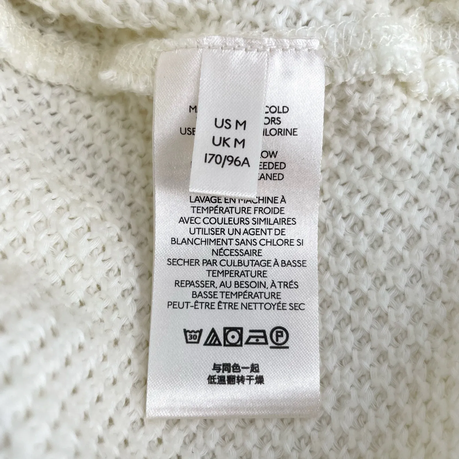 Free People Oversized Cozy Sweater Frenchnilla Cream She’s A Keeper Size M - Image 10