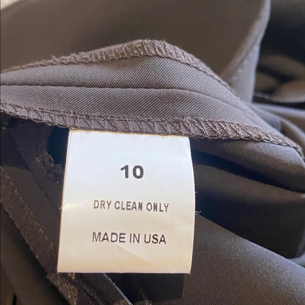 Peace of Cloth Panticular Stretch Lisa Brown Business Office Pants Size 10 - Image 7