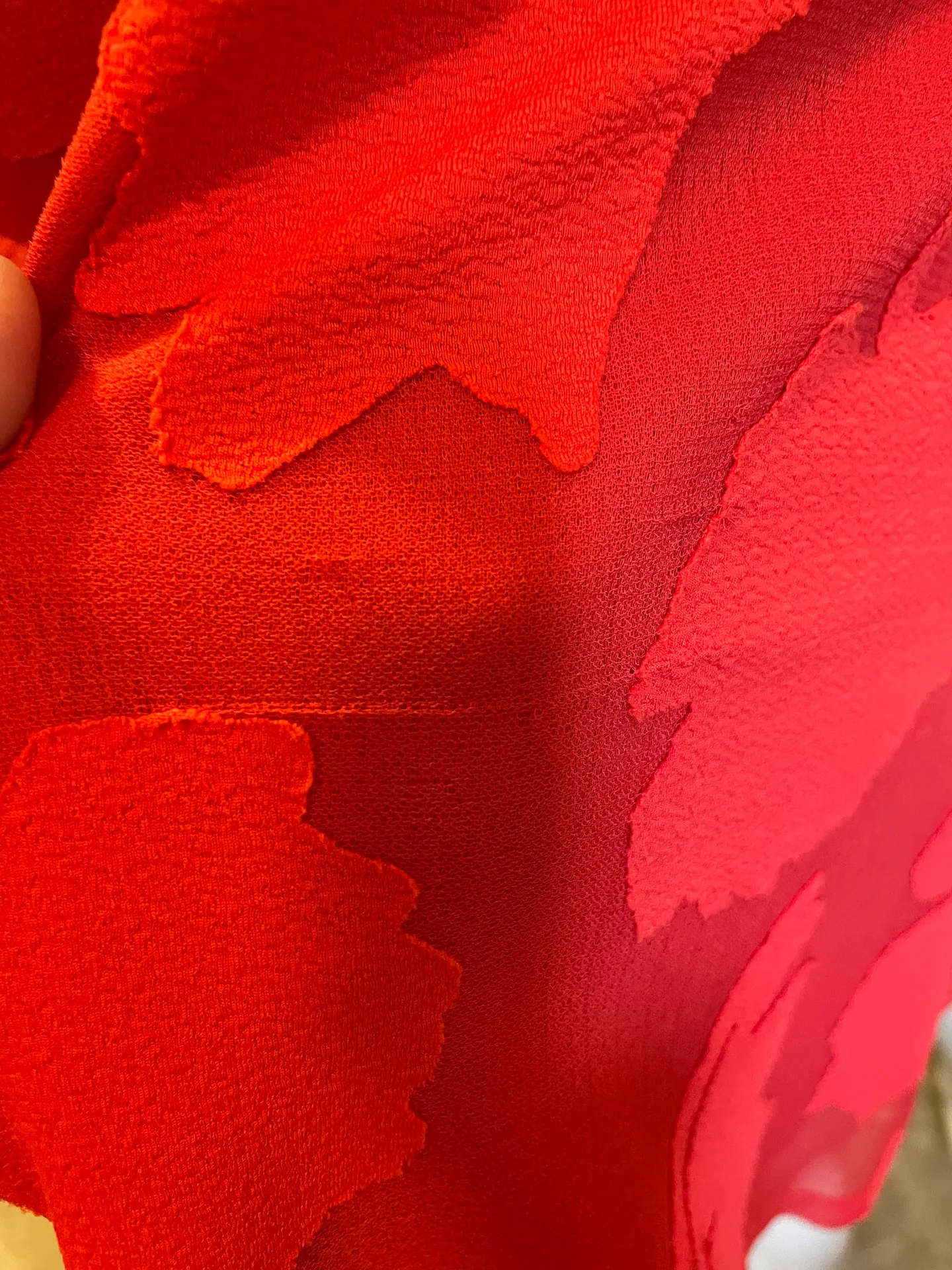 Halter Keyhole Red Jacquard Flapper Cocktail Dress - Image 12