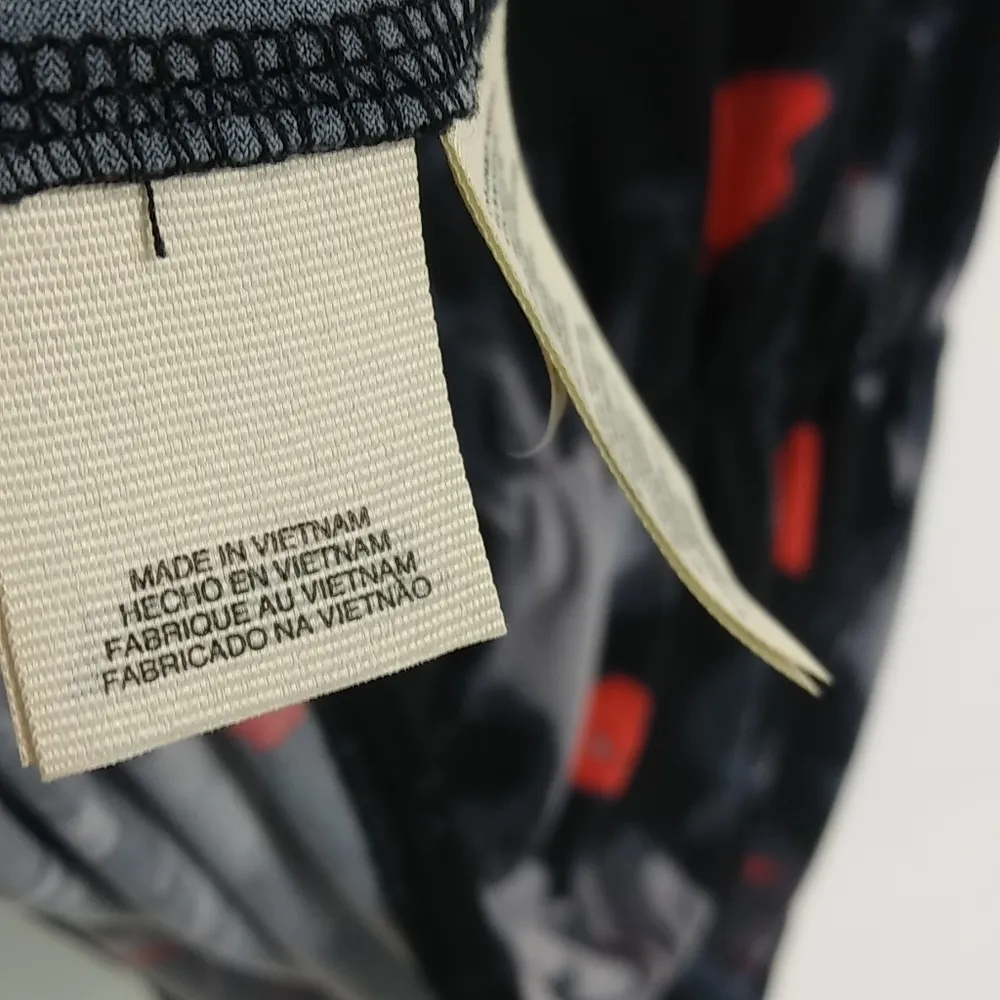 Rachel Roy L Black Fray Red Top Size L - Image 2