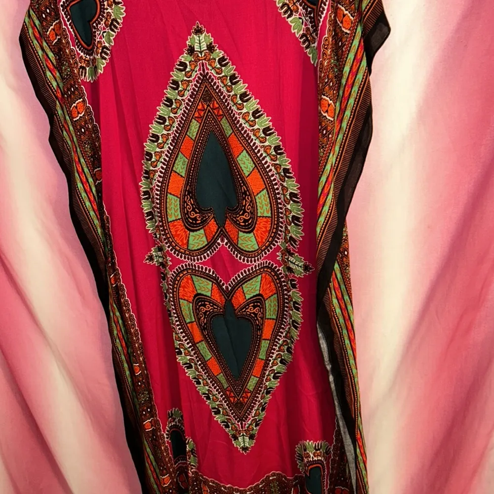 Colorful printed women’s dress Green Size undefined - Image 7