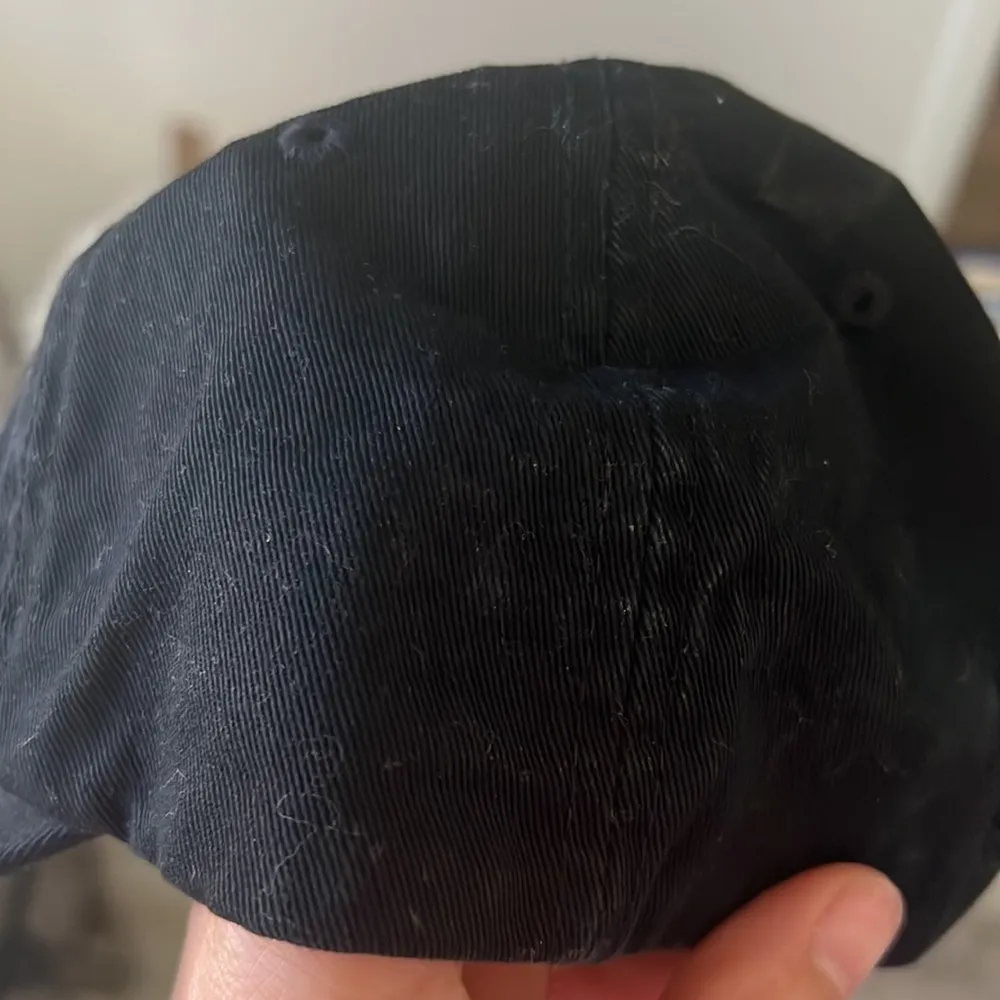 VIVA LA BONITA Black & Gold Hoop Queen Cap - Image 4