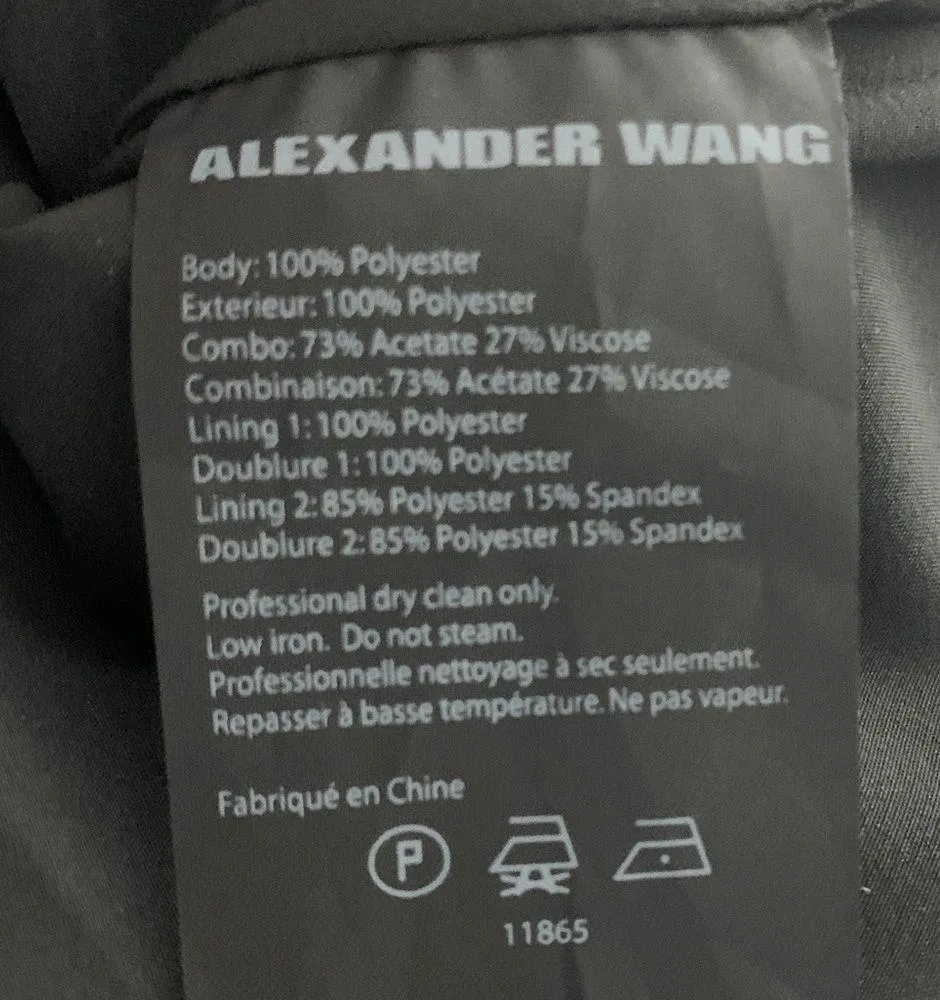 Alexander Wang Black Metallic Dress - Image 8