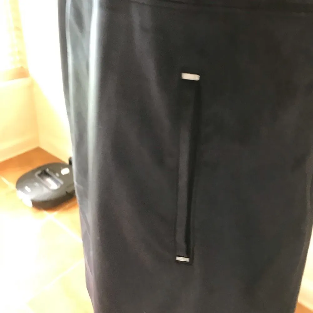 𝅺ELIE Tahari dress blue micro suede size 8 gorpcore - Image 10