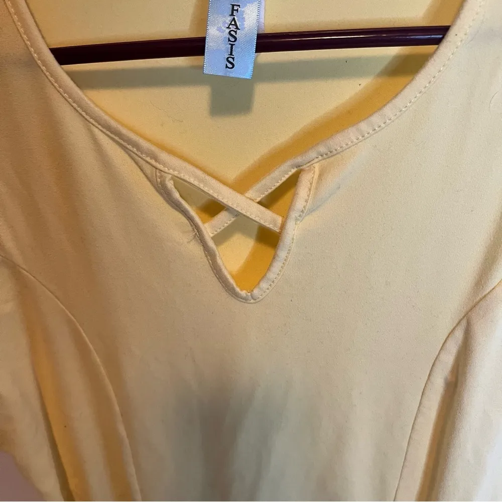 Yellow M Fasis tank top Size M - Image 4