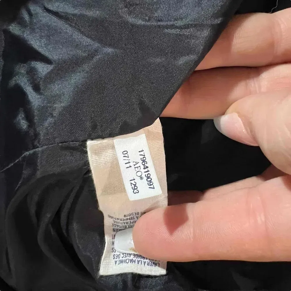 American Eagle Single-Breasted Button Closure Front Pockets Blazer Size Medium‎ - Image 5