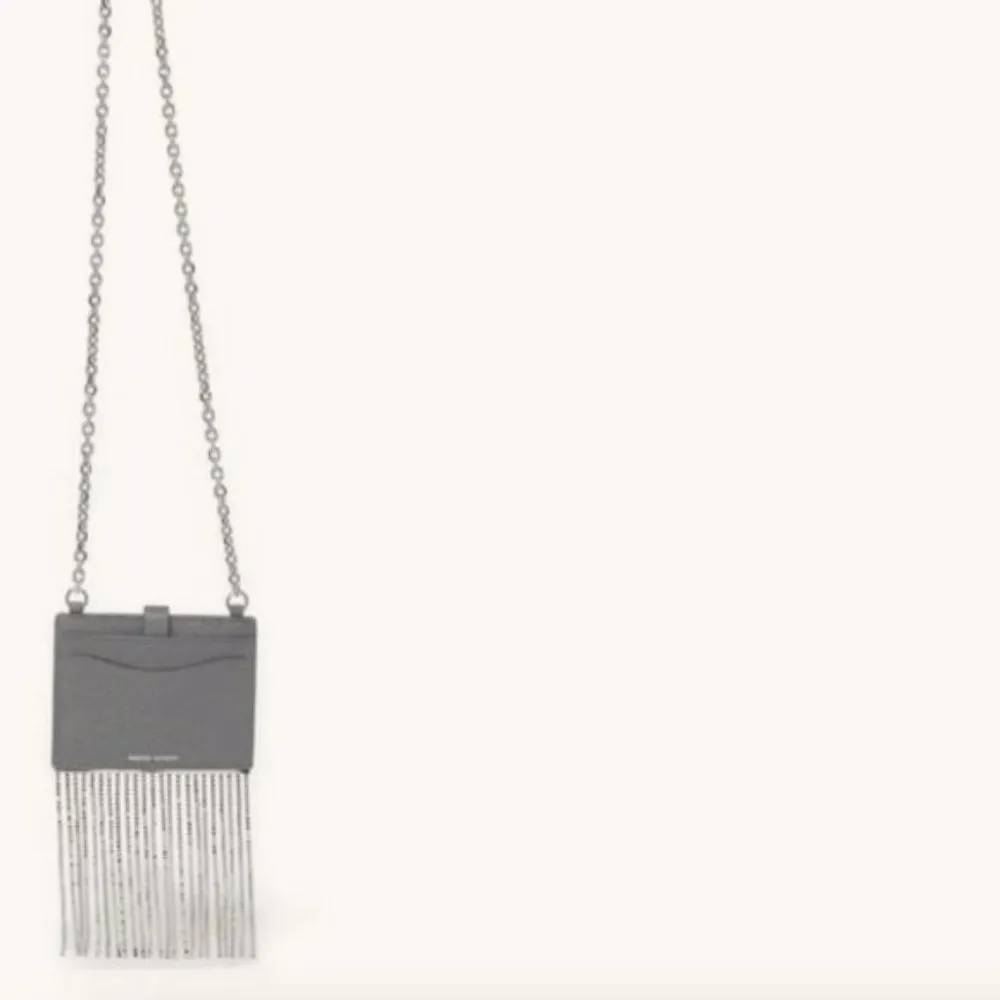 Rebecca Minkoff Leather Card Case on Chain - Image 3