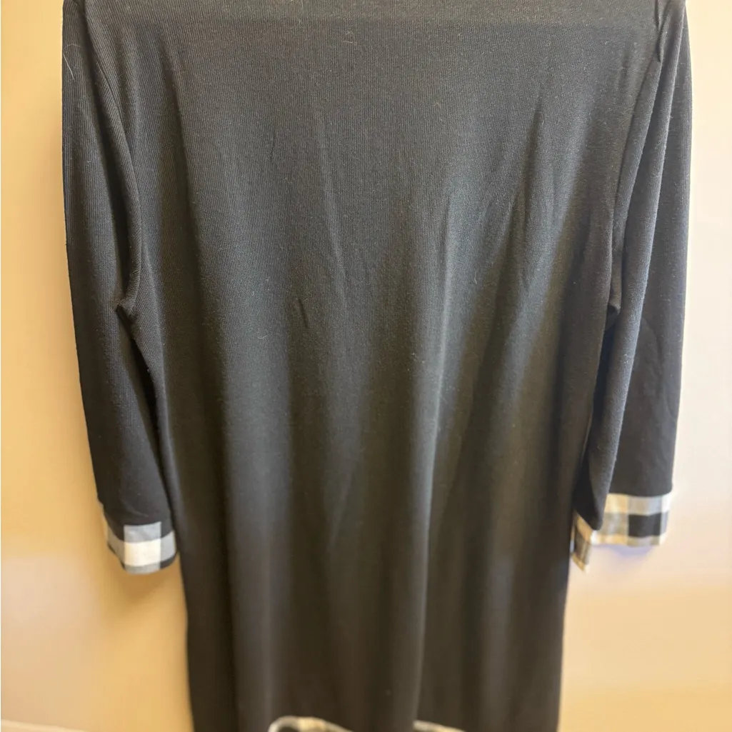 Tickled Teal Black Knit Top - Image 6