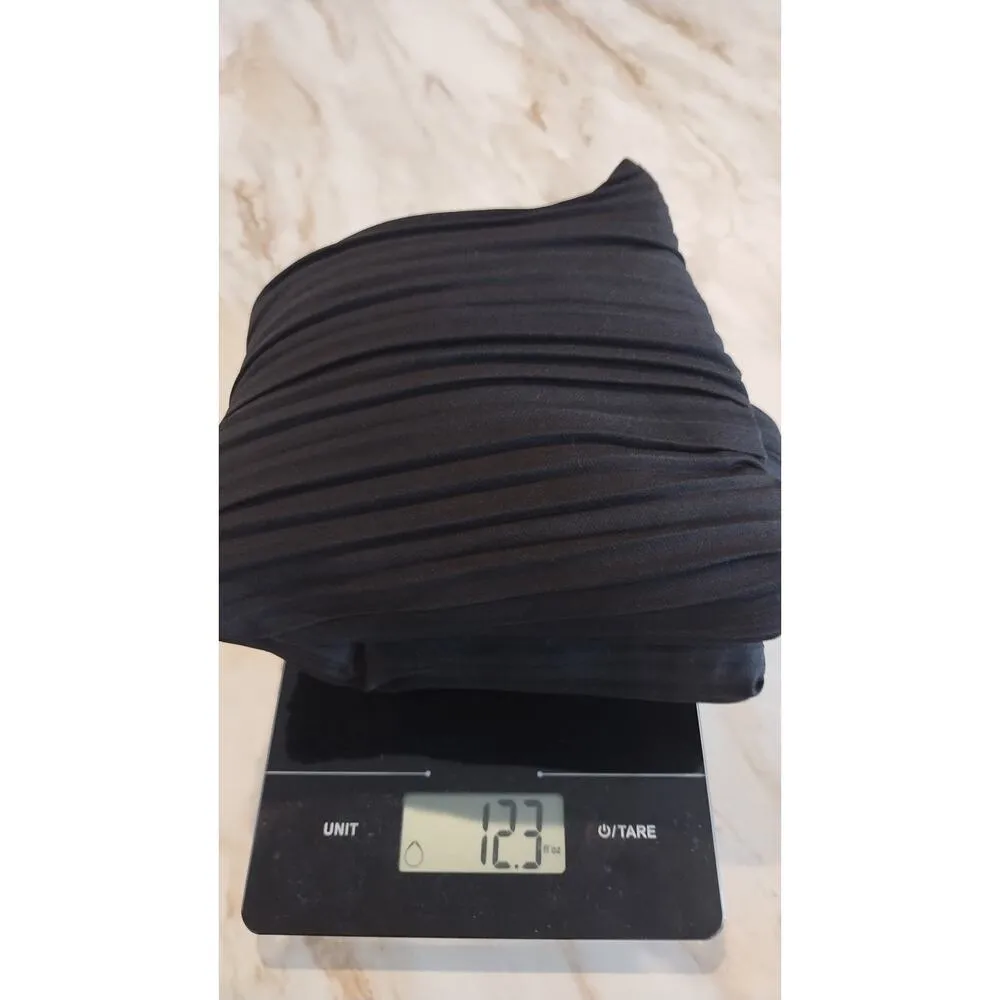 NWT Lock & Love Women's Black Pleated Wide Leg Pants Elastic Waist Sz3XL - Image 10