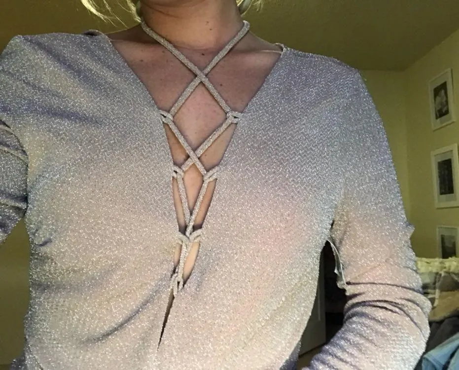 Sparkly Pink Romper - Image 2