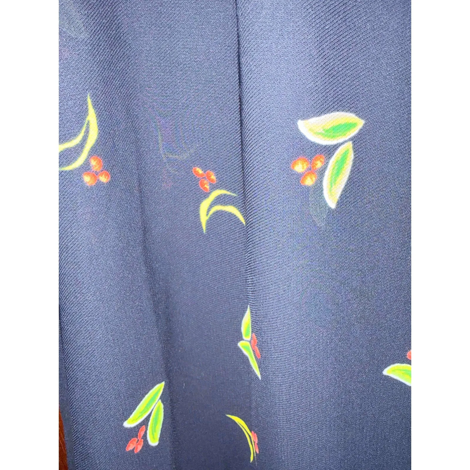 Zara Printed Kimono Kaftan Blouson Dress Floral Flowers size XS - Image 9