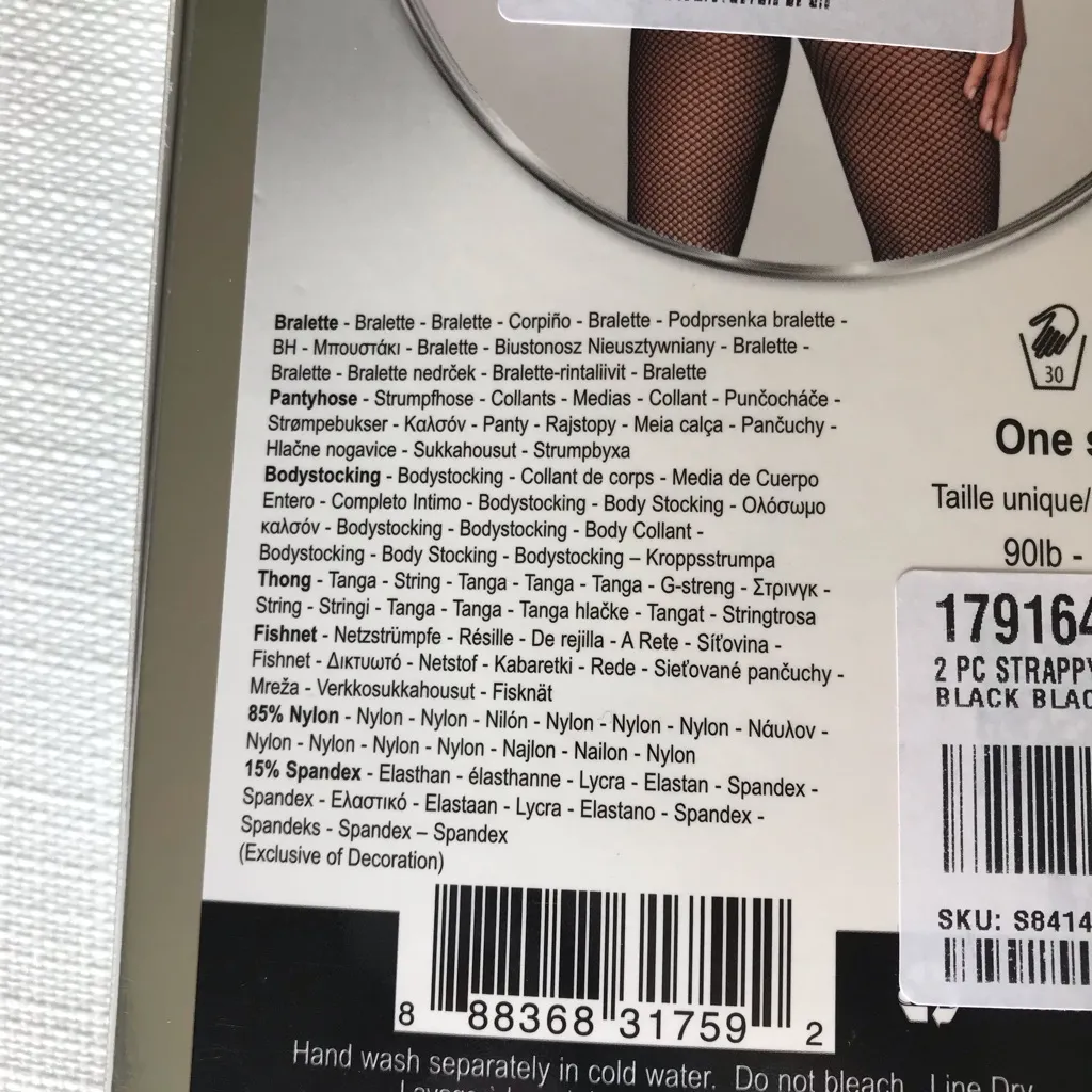 Dreamgirl Bralette and Panty Fishnet Bodystocking Set, NWT, OSFM - Image 8