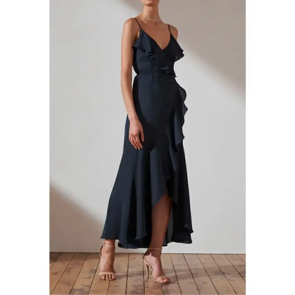 NWT Shona Joy Bias Frill Wrap Dress - Image 3