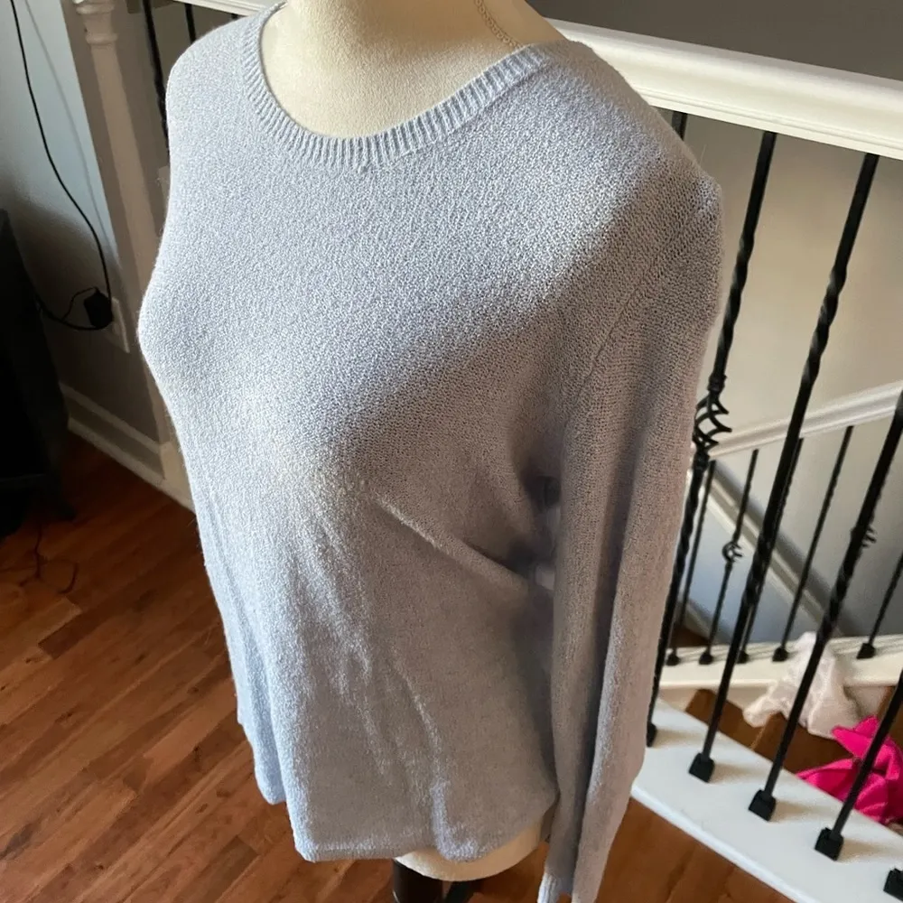 Revolve  One Grey Day Cutout Back Sweater‎ Small - Image 3