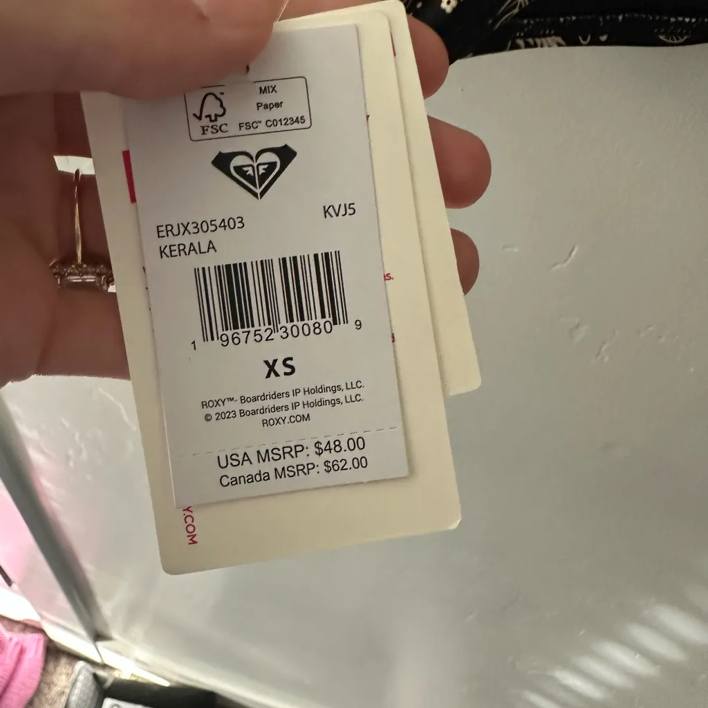 Blackbough Pink Patterned Bikini Top - Image 4