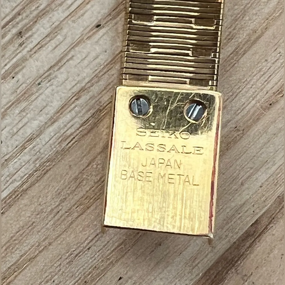 Seiko Lassale Vintage Diamonds Ladies Watch Two-Tone Dial
Gold Plated Bracelet - Image 10