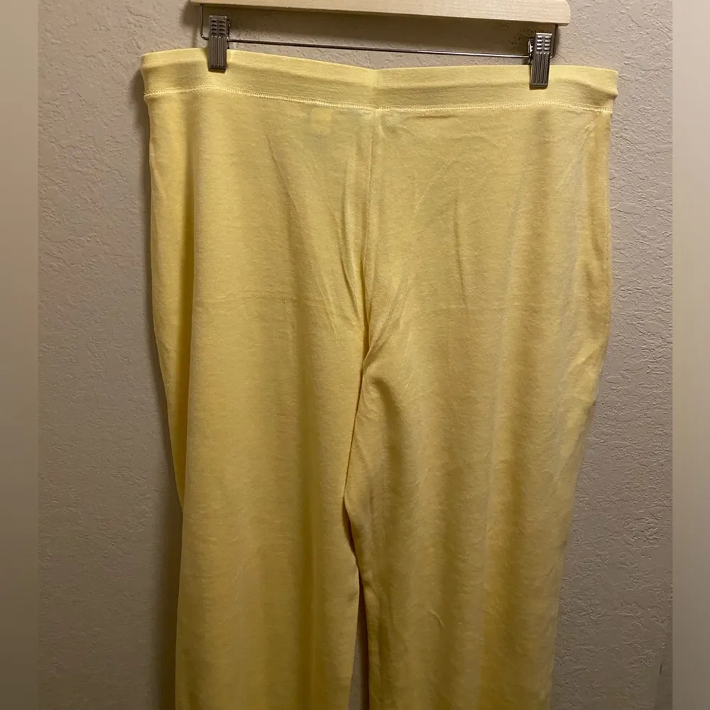 Victoria’s Secret Moda International Yellow Terry Cloth Pant Size XL New W/O Tag - Image 6