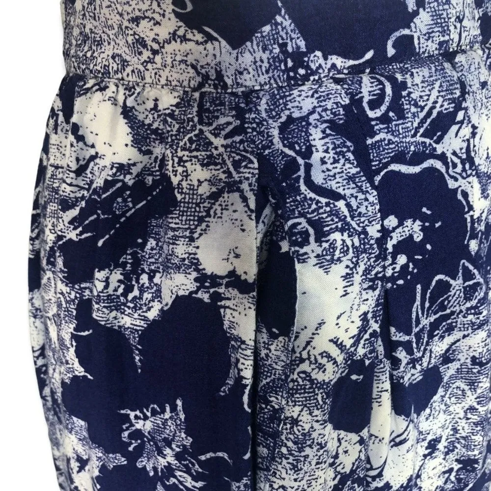 Worthington Vintage High Waist Floral Pleated Midi Skirt - Image 3