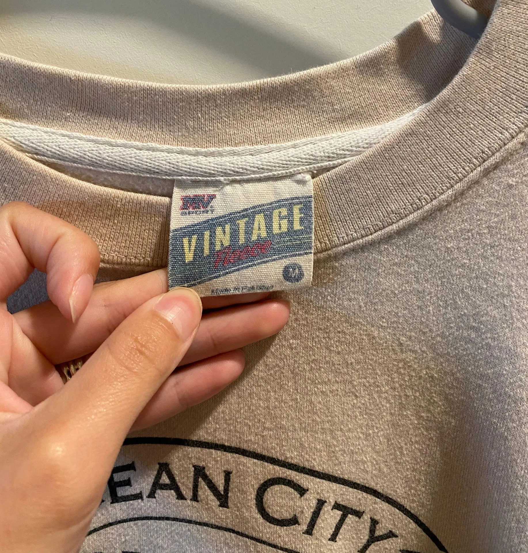 vintage crew neck Size M - Image 3