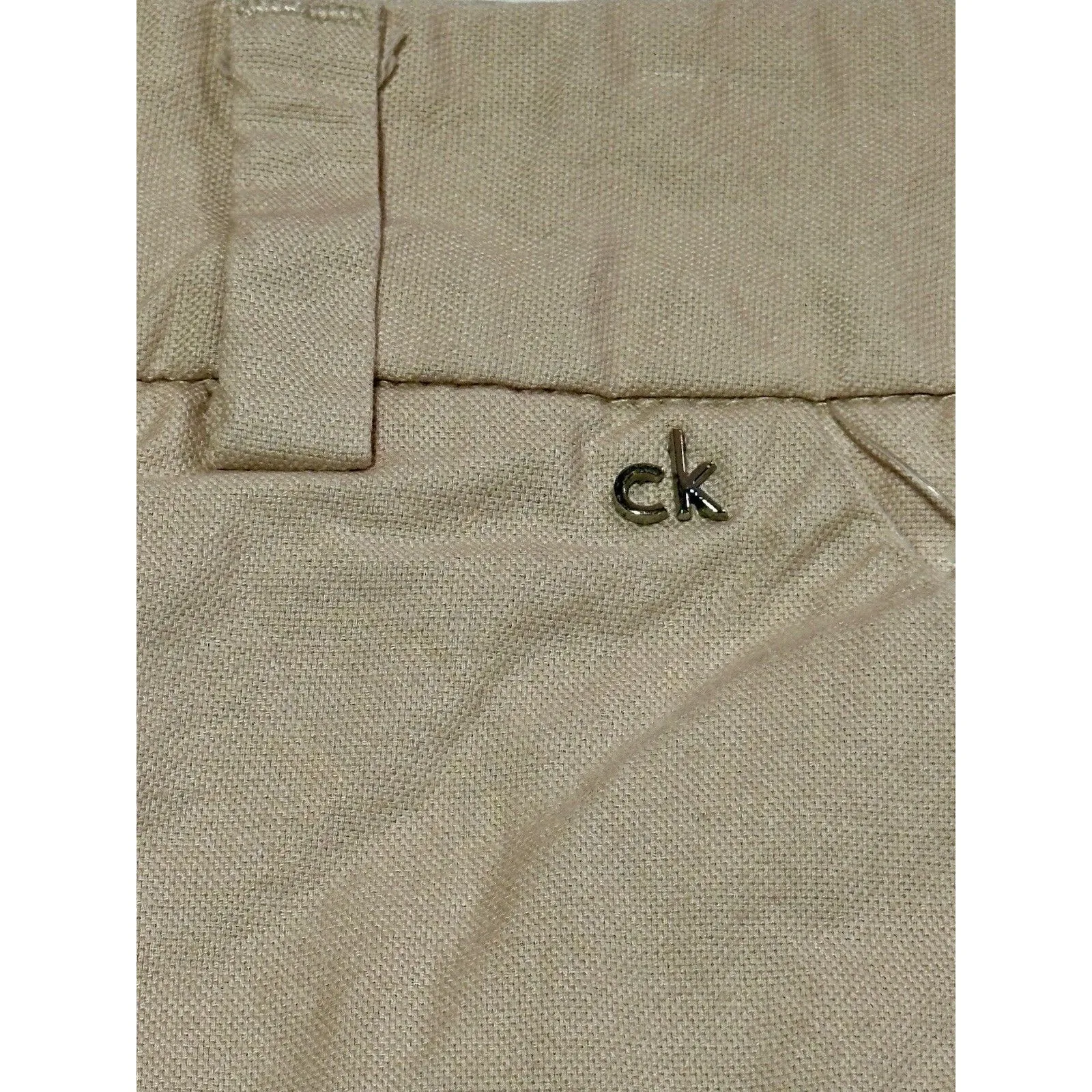 Calvin Klein Women's Salmon Pink Cotton Blend Casual Shorts, Size 10 - Image 8