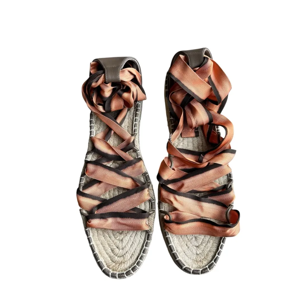 Ulla Johnson - Maya Ribbon Espadrille
Nasturtium Sandals Ankle Straps Sz 37 - Image 2