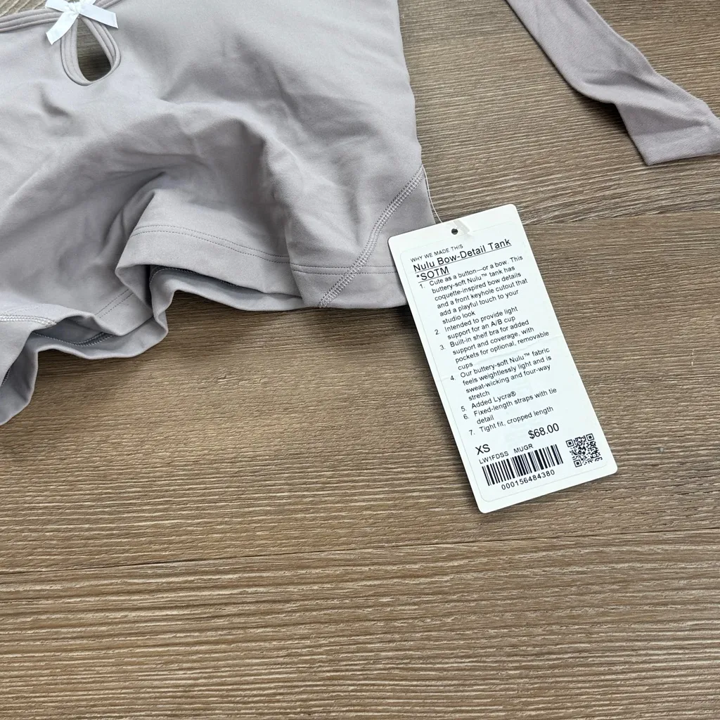 NWT Lululemon Nulu Bow-Detail Tank Top and Mini Skirt Balletcore Set - Image 10