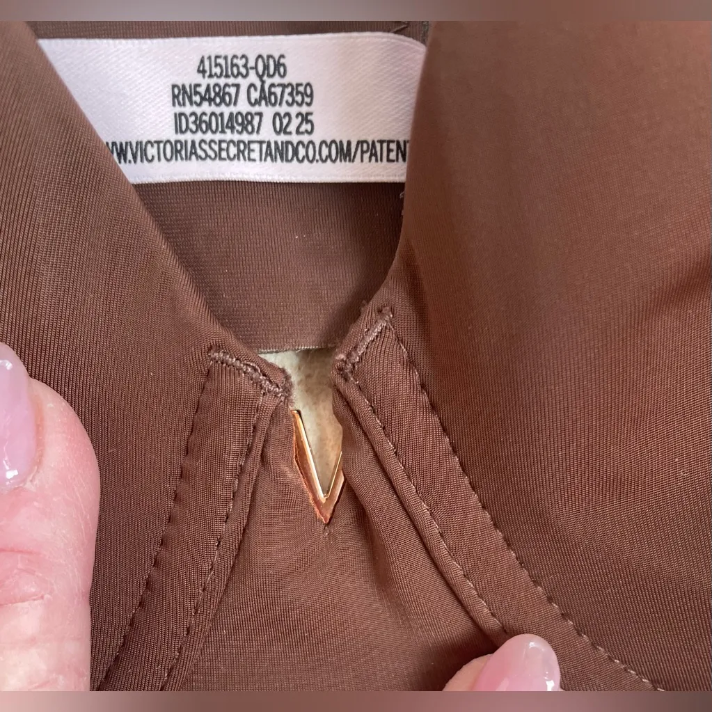 Victoria's Secret Mousse Brown 34DD Sexy Illusions Light Line Strapless Bra VS - Image 2