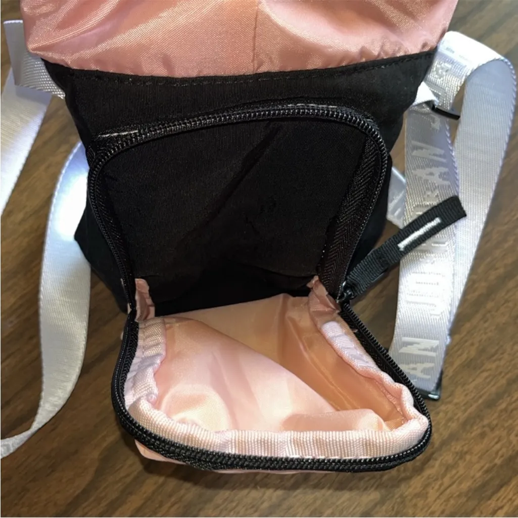 Jordan Water Bottle Holder And Crossbody Bag Black Pink - Image 7