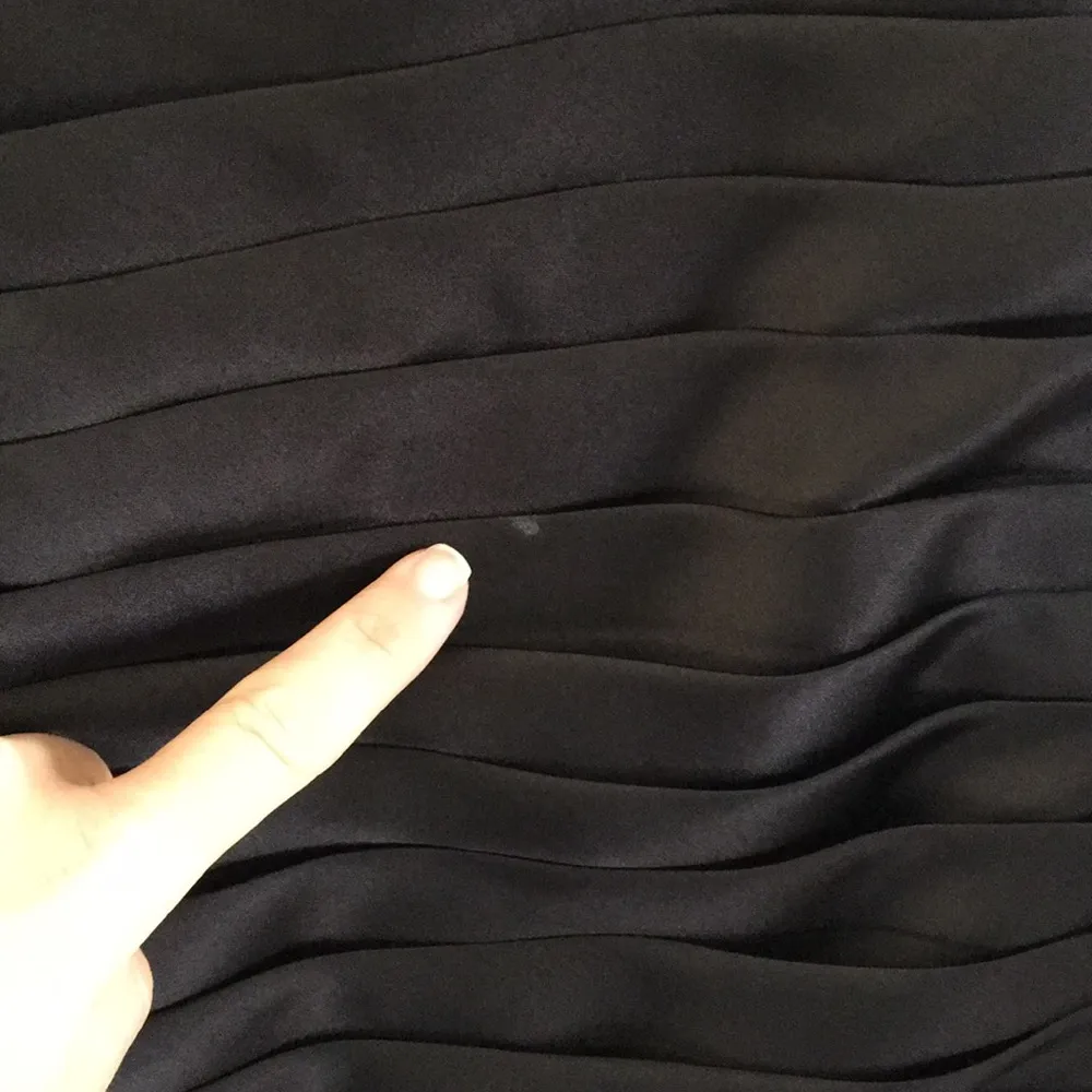 • WHBM • Strapless satin fringe flapper dress size 4 - Image 4