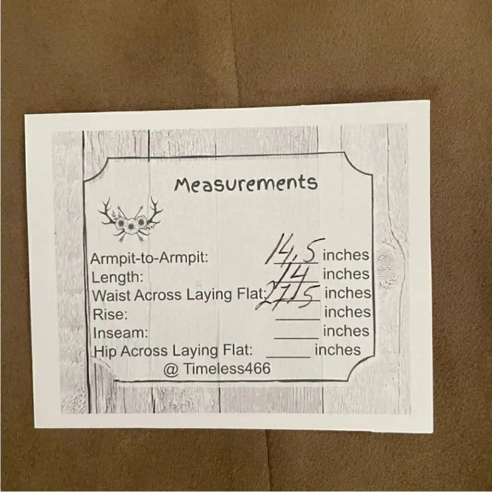 ZARA Faux Suede Legging
Trouser Medium Camel Brown Seamed Ankle-Zip SZ M #1128 - Image 9