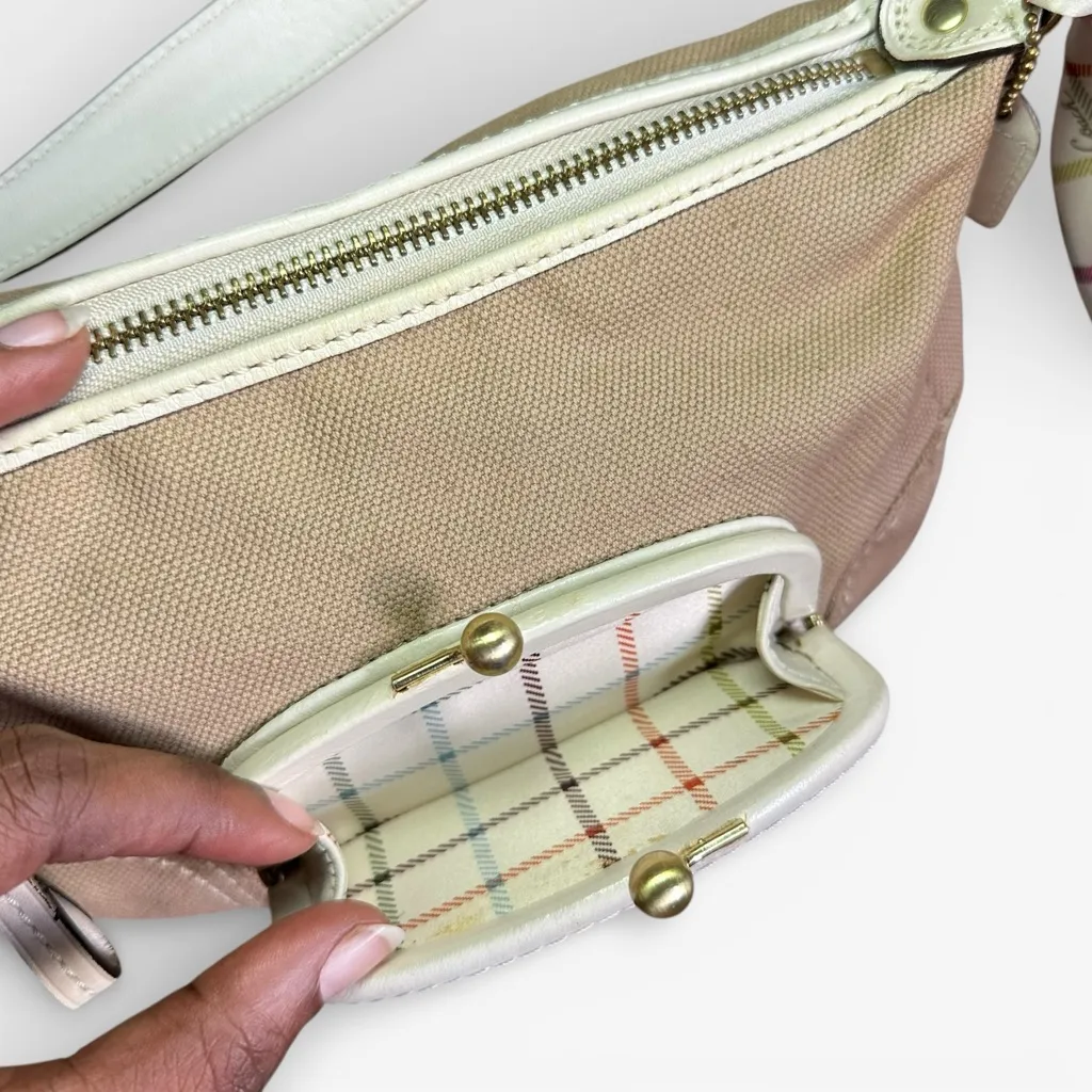 Rare Coach Horse and Carriage Canvas Shoulder Bag - Image 5