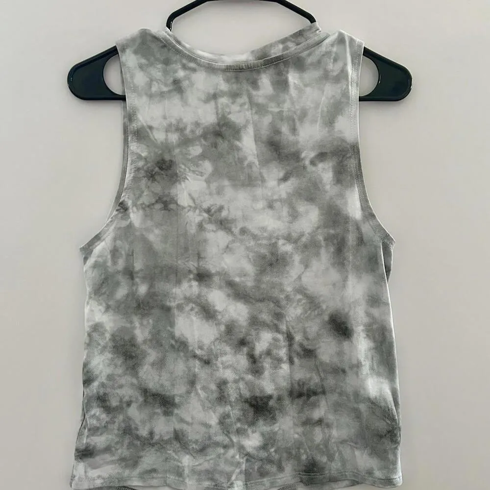Evolution and Creation Women’s Athletic Tank In Marble Gray Pattern Size Medium - Image 2