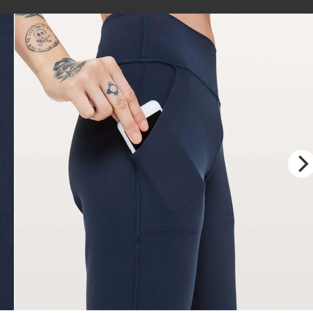 Lululemon Align High-Rise Jogger 28” & Align Sweetheart Tank True Navy Size 4 - Image 7