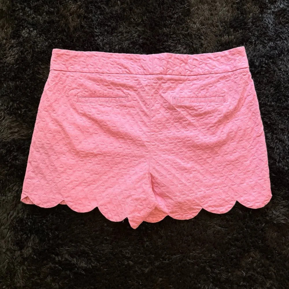 Crown & Ivy Pink High Scalloped Shorts - Image 5