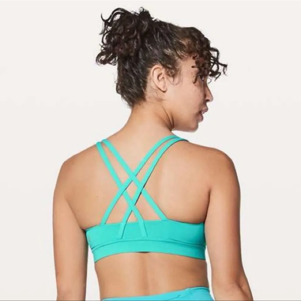Lululemon Blue Energy Bra – Size 12 – EUC - Image 2