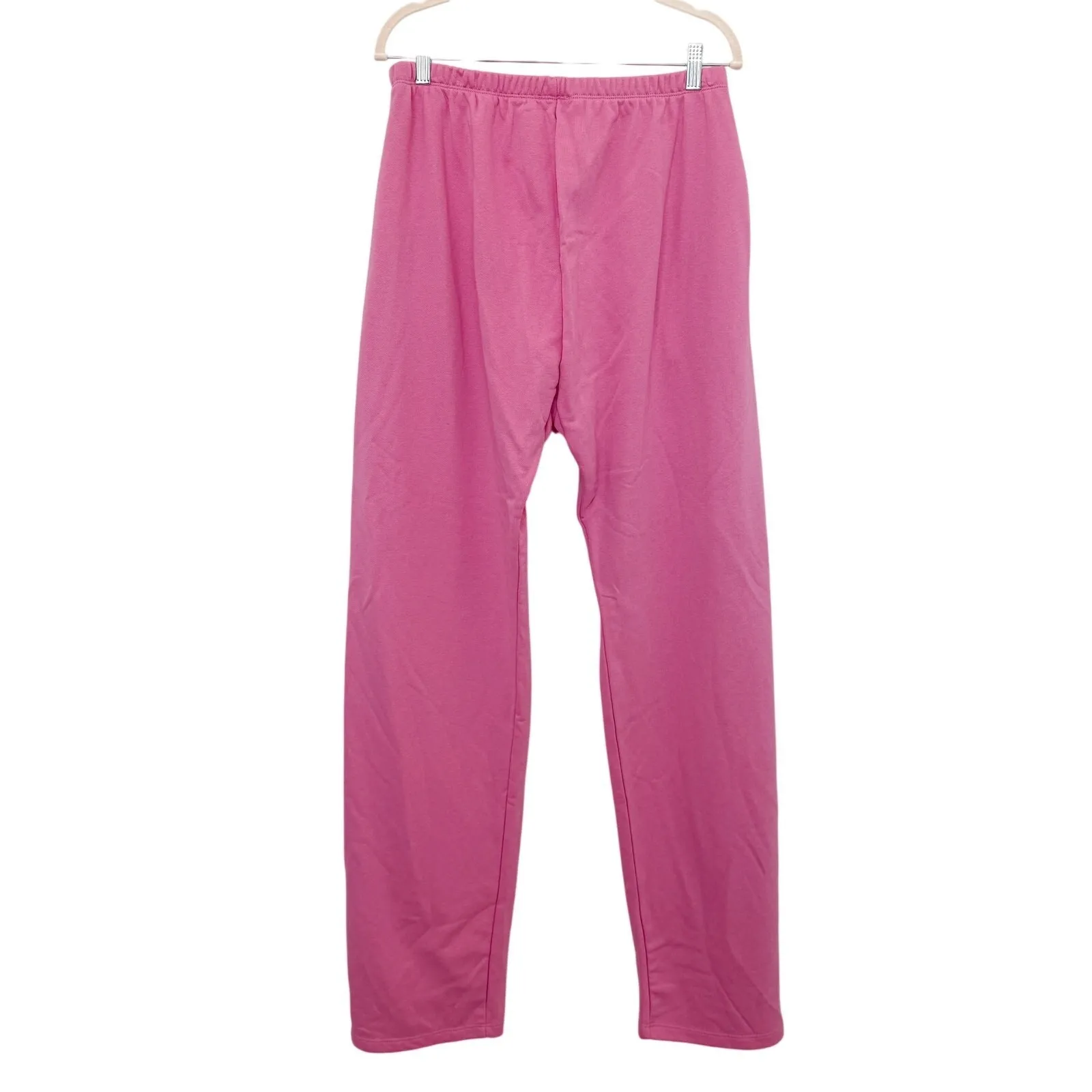 Naked Wardrobe Womens Lounge‎ Sweatpants Size L Pink Stretch Cotton Athleisure - Image 6