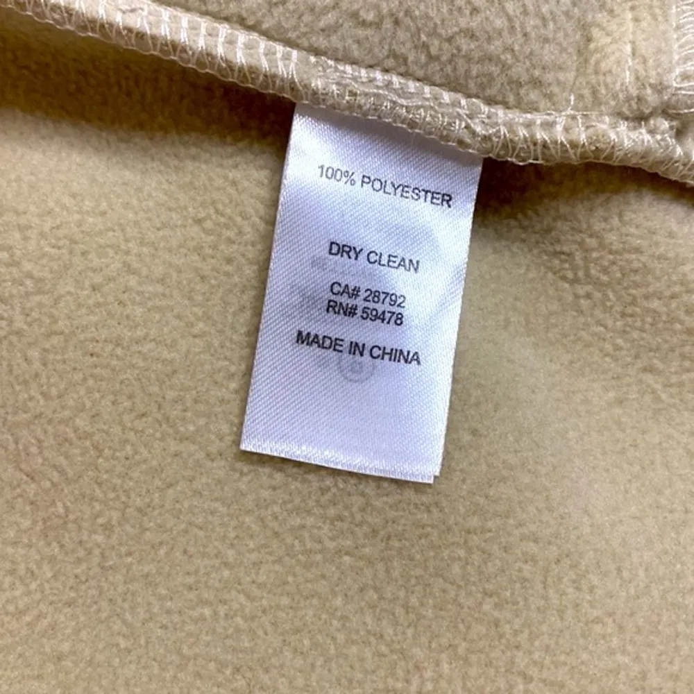 Joie  Collarless Teddy Sherpa Snap Front Jacket Tan - Image 3