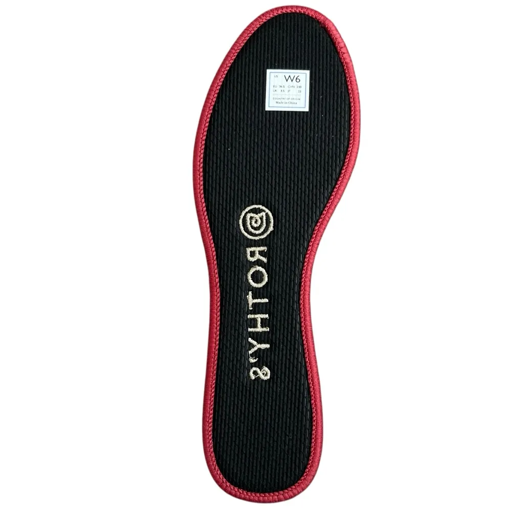 Rothy’s Loafer Zebra Print Shoes Women’s Size 6 Red Tan Washable Comfortable - Image 9