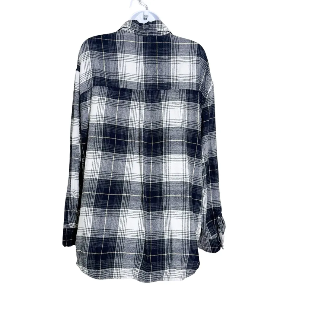 Wild Fable Oversized Plaid Flannel size‎ M - Image 8