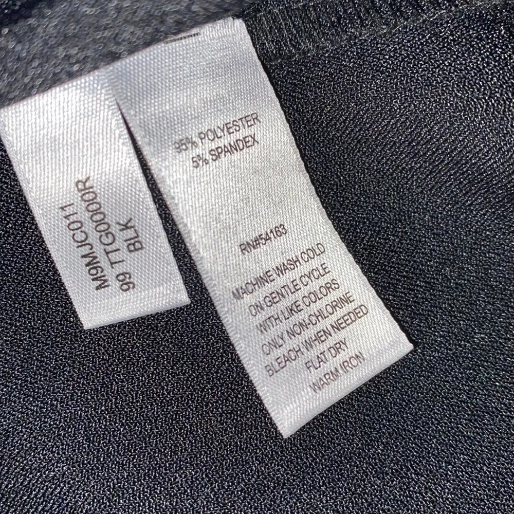 MARC NEW YORK CLASSIC black trench jacket size medium - Image 8