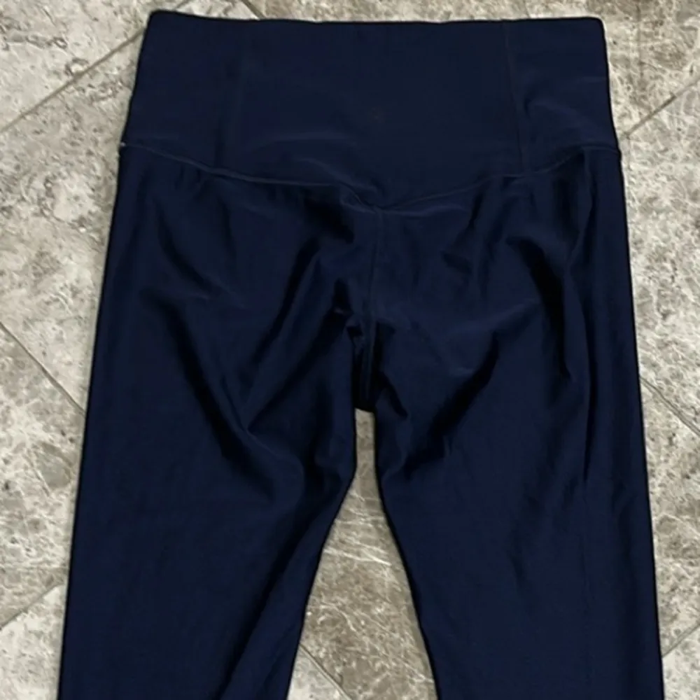 Athleta Elation Shine Tight Navy Leggings 631948 Size Medium - Image 9