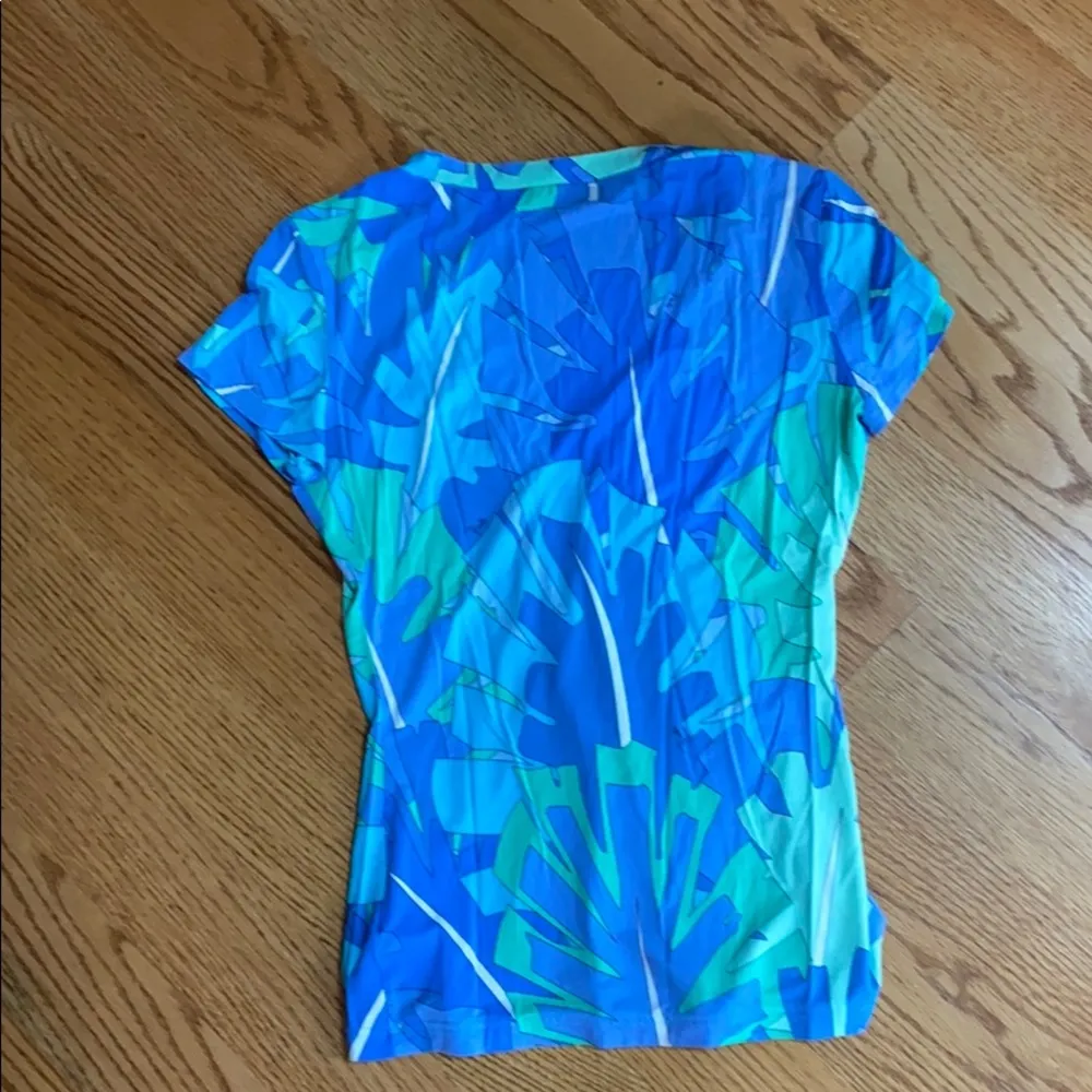 emilio pucci iconic print v neck t - Image 2