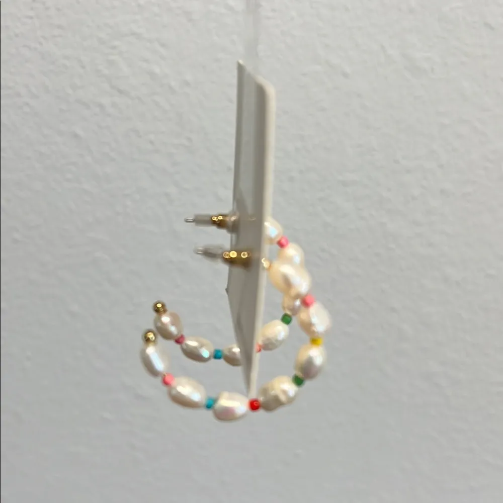 Camila Coelho | Multicolor Freshwater Pearl Earrings - Image 2