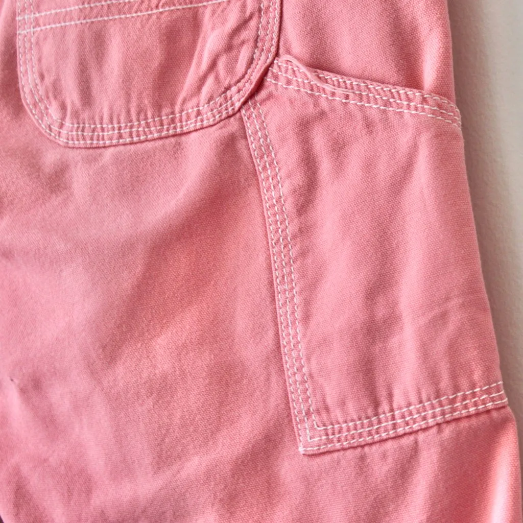 Roxy Vintage 2000's 100% Cotton Salmon Pink Knee-Length Bermuda Shorts 1 - Image 4