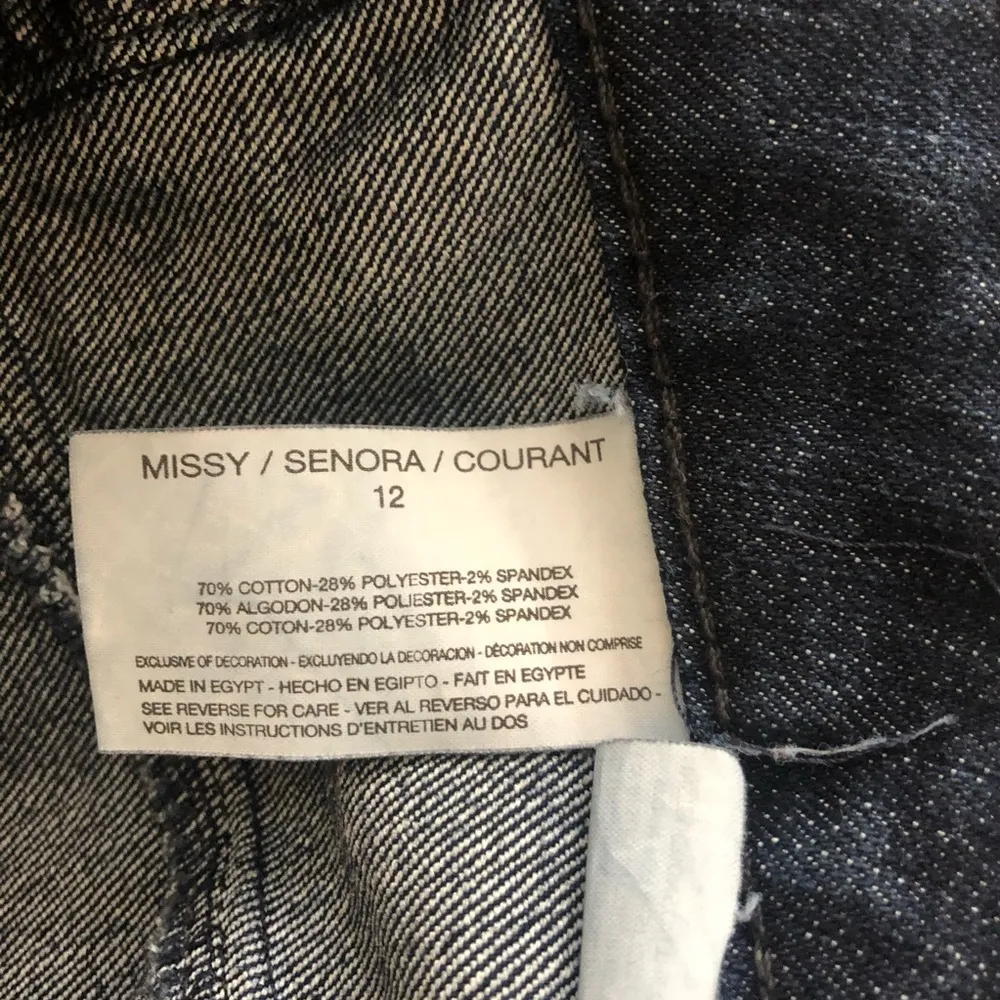 Gloria Vanderbilt Capri Blue Jeans sz 12 - Image 3